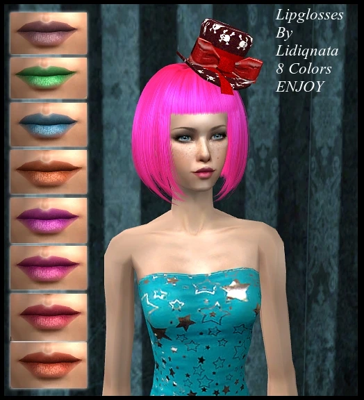 lips set 8 by lidiqnata sims 2